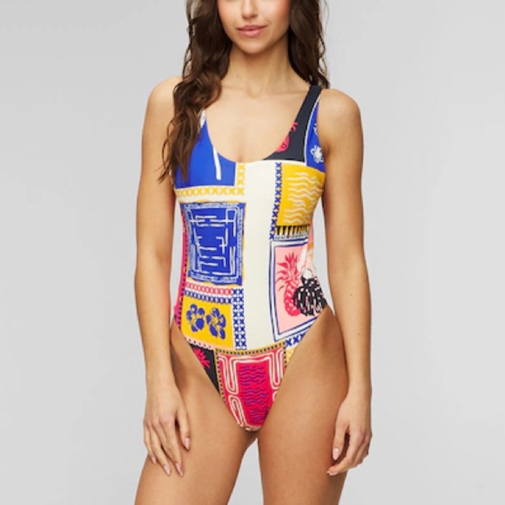 NWT Maaji Botanic Engraving Leyla Classic One Piece- REVERSIBLE